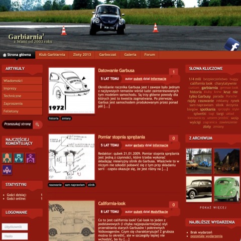 Strona Garbiarnia³ (WordPress, 2012–2026)