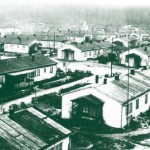 Widok na Wolfsburg zaraz po wojnie